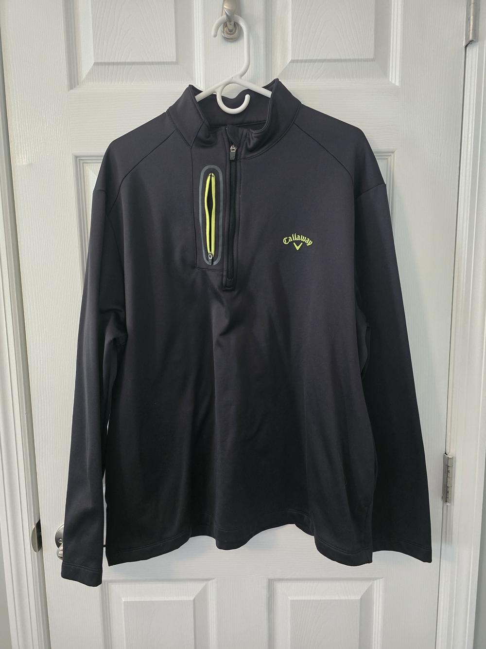 Callaway Men's Black Quarter-Zip Performance Pullover